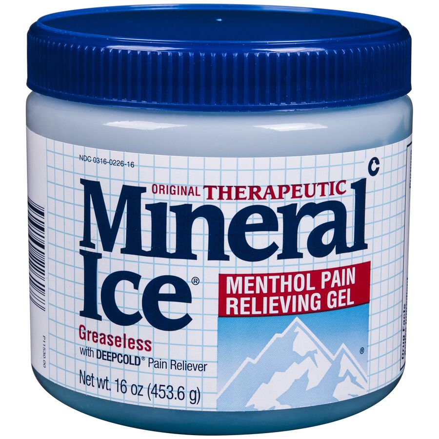 Mineral Ice Menthol Pain Relieving Gel, 16 oz